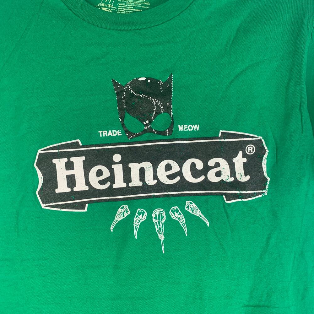 Tee Villain Heinecat tshirt Heineken Catwoman Batman ringspun cotton medium